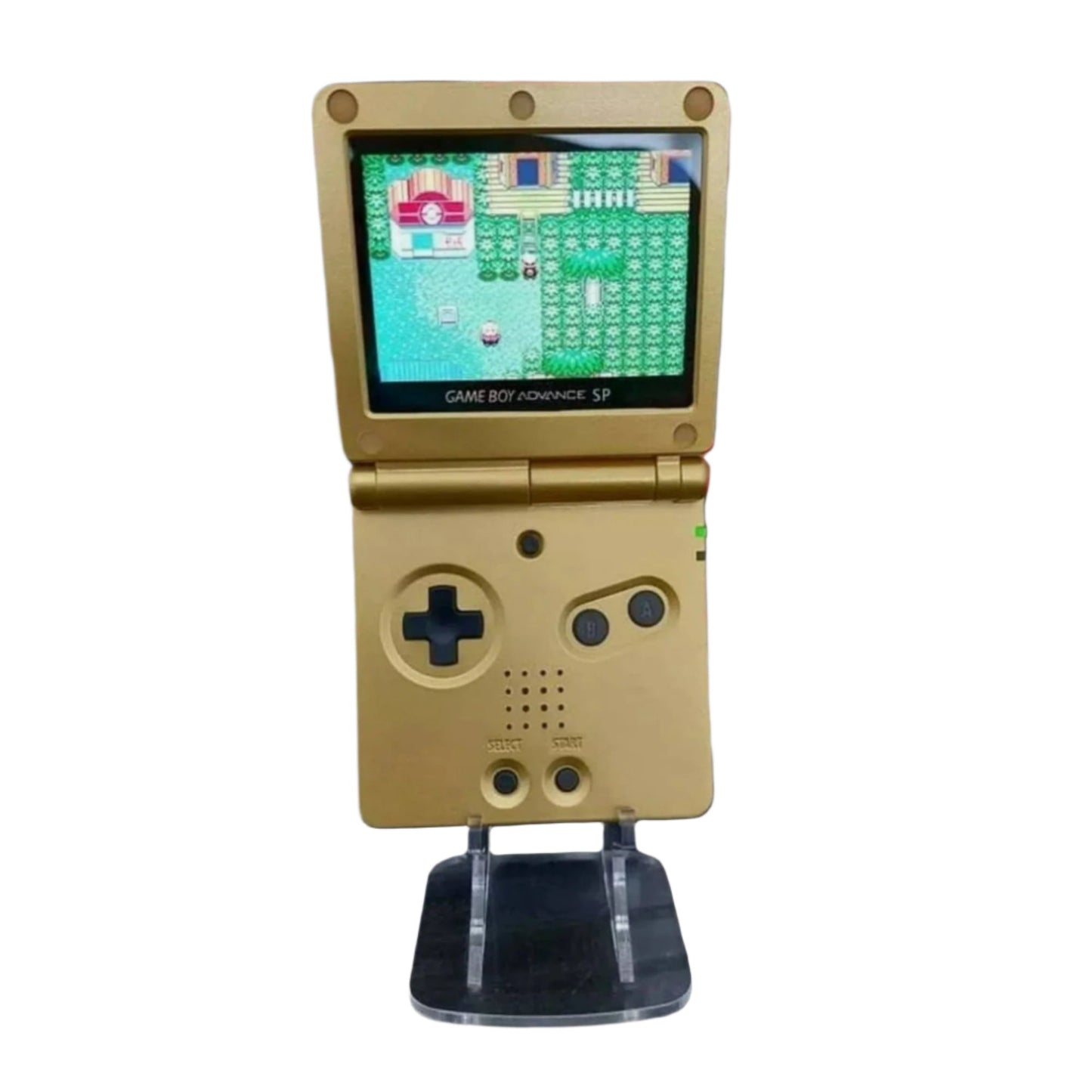 Nintendo Game Boy Advance SP Console - GoldBlack - Zelda Majoras Mask Edition - Custom Built