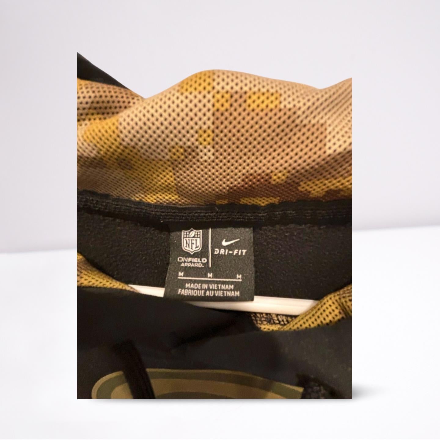 Nike Mens NFL Team Hoodie Green Bay Packers Salute to Service - BlackCamo - Medium - Like New