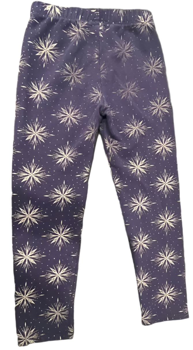 Disney Kids Leggings Jumping Beans Fleece Lined - NavyGold - 6 - Good