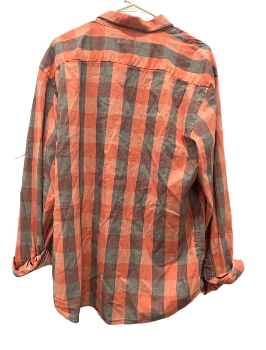 Old Navy Mens Button Down Shirt Everyday Casual Front Pocket - Coral - XL - Like New