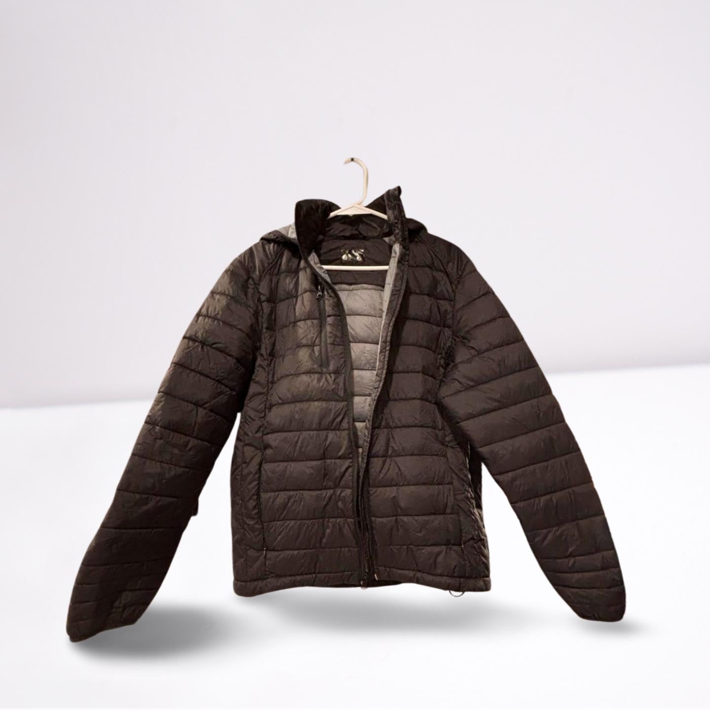 Unisex Puffer Jacket Puffer Packable Down - Black - Small - Like New