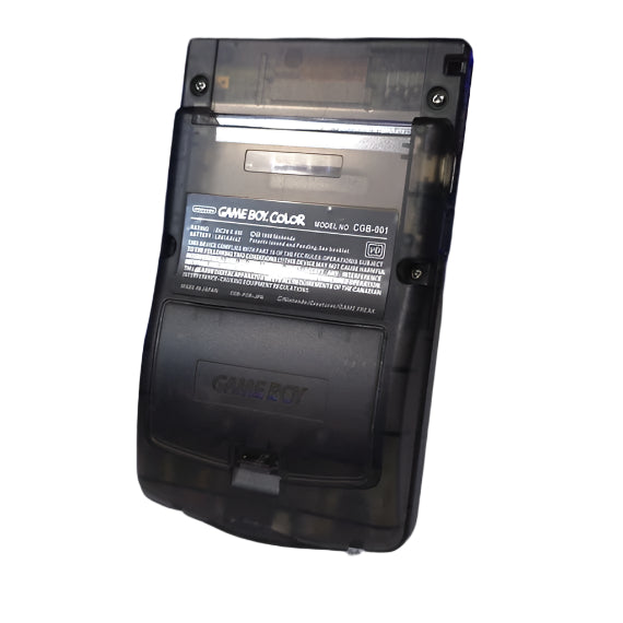 Nintendo Game Boy Color Console - Clear Black - AMOLED XL LCD Touch Screen - AMOLED XL LCD Touch Screen - Custom Built & Upgraded