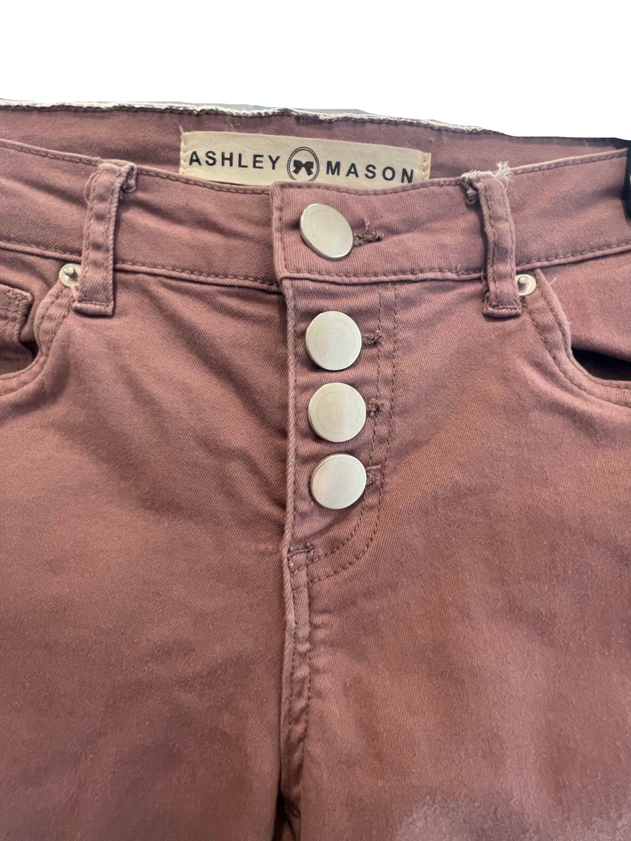 Ashley Mason Womens Jeans Skinny - Mauve - 3 - Like New