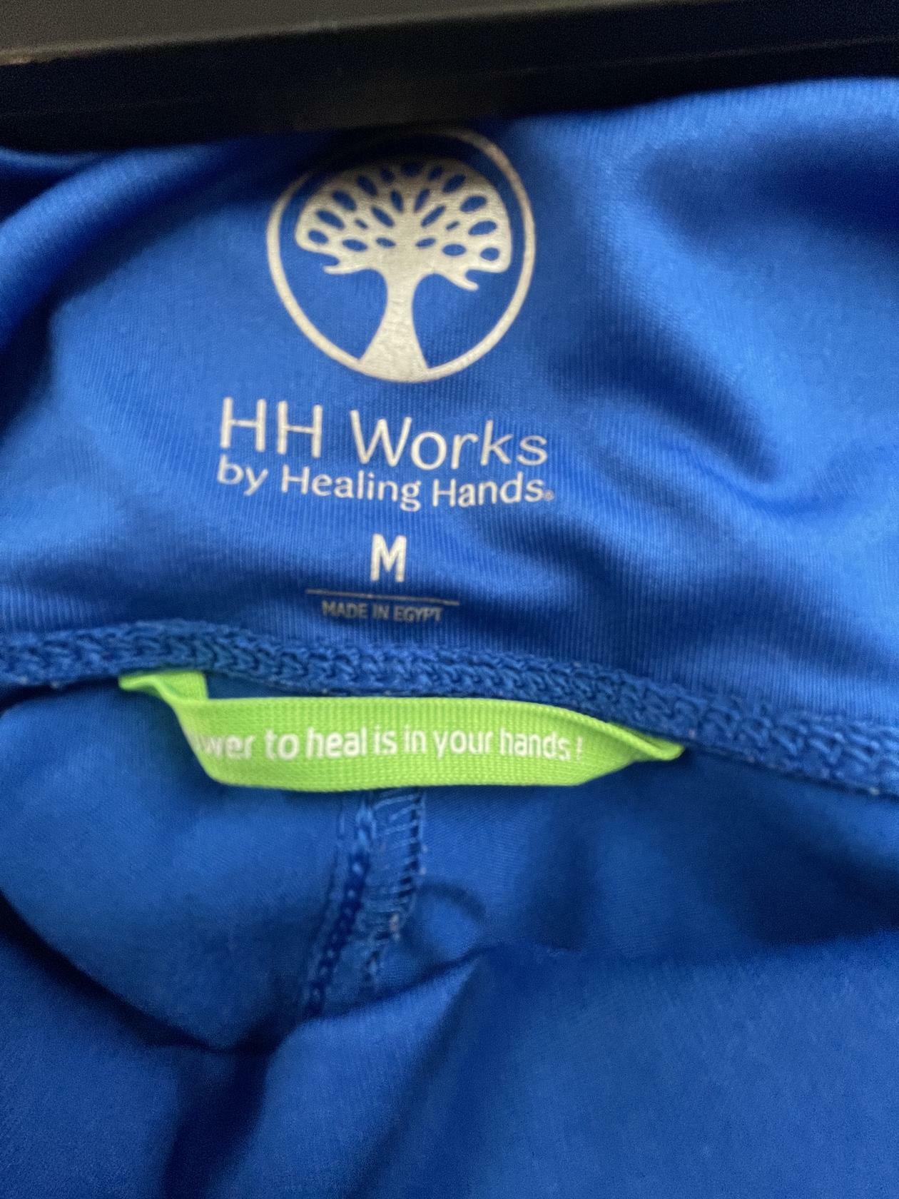 HH Works Womens Maternity Scrub Pants Healing Hands - Blue - Medium - Very Good
