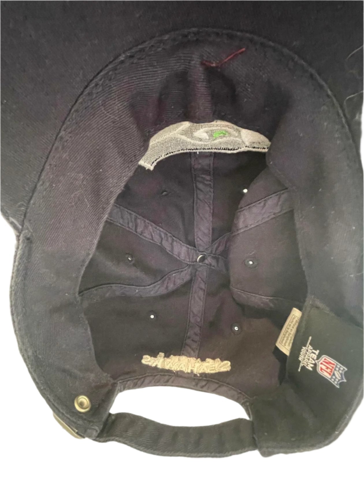 47 Unisex Adjustable Cap Seattle Seahawks NFL Team - Navy - Very Good