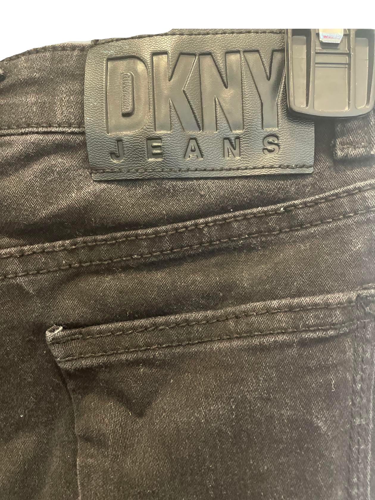 DKNY Womens Denim Pants - Black - 10 - Very Good