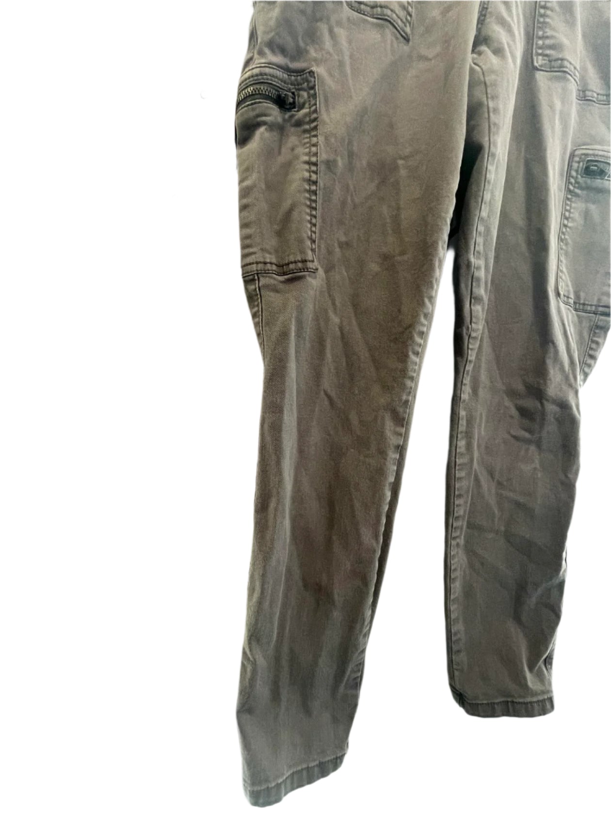 A.N.A. Womens Jeans Cargo Stretch Denim Skinny Ankle - Gray - 4 - Very Good