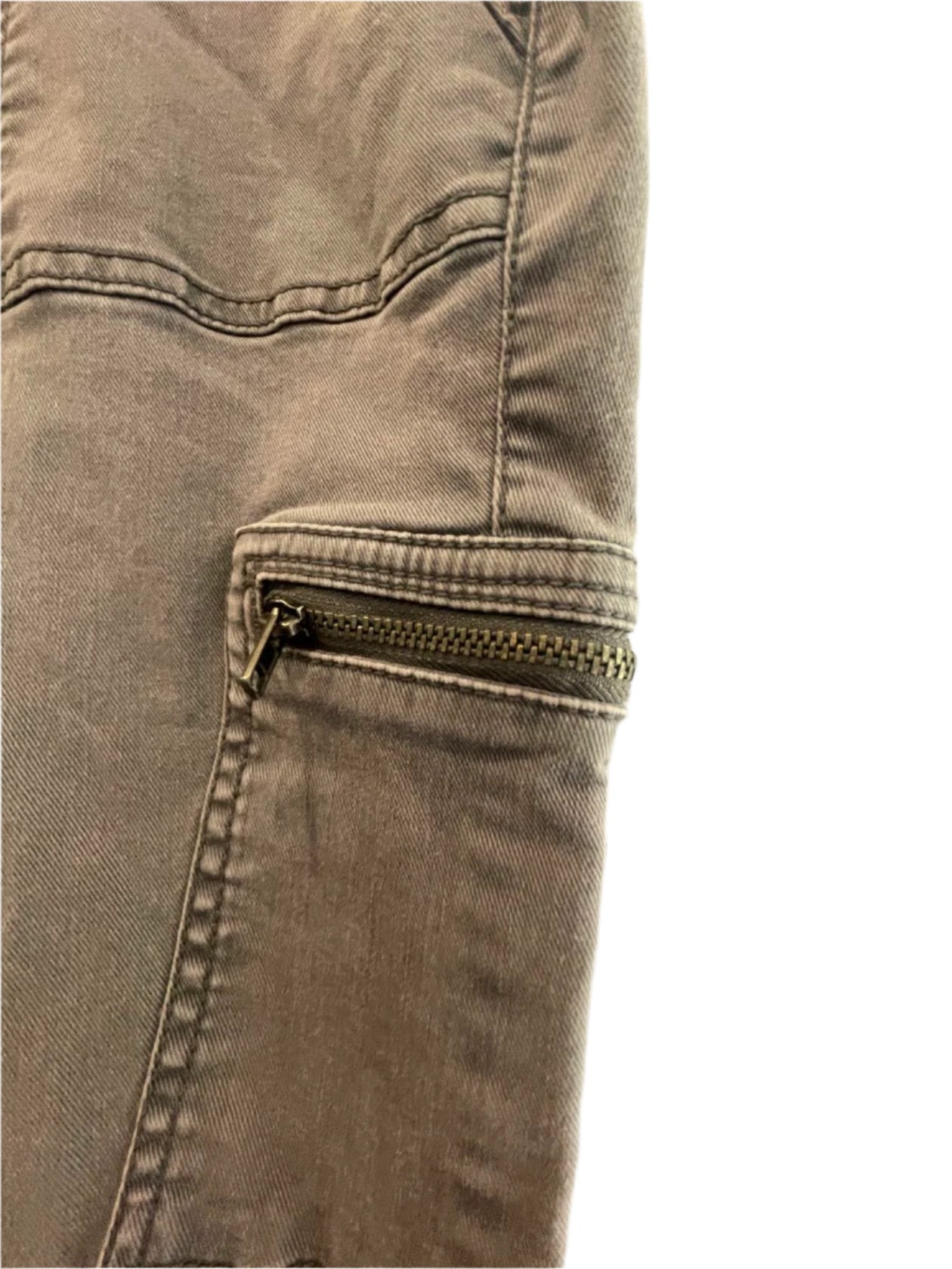A.N.A. Womens Jeans Cargo Stretch Denim Skinny Ankle - Gray - 4 - Very Good