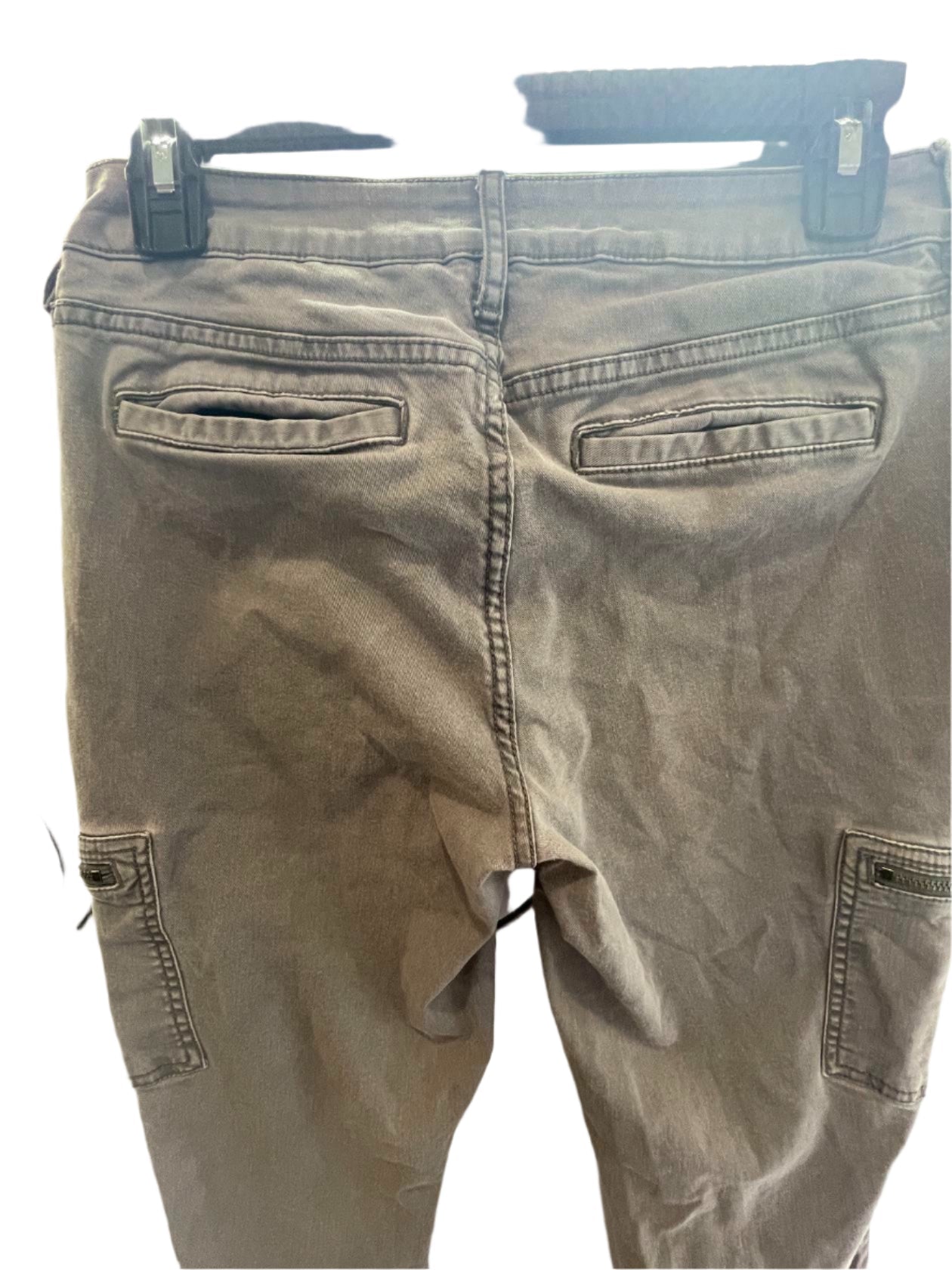 A.N.A. Womens Jeans Cargo Stretch Denim Skinny Ankle - Gray - 4 - Very Good