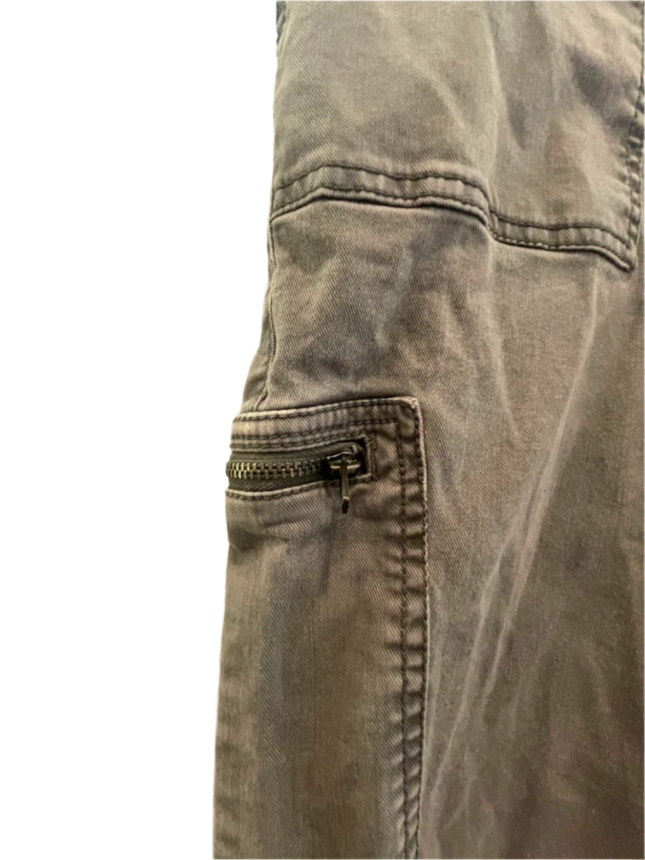 A.N.A. Womens Jeans Cargo Stretch Denim Skinny Ankle - Gray - 4 - Very Good