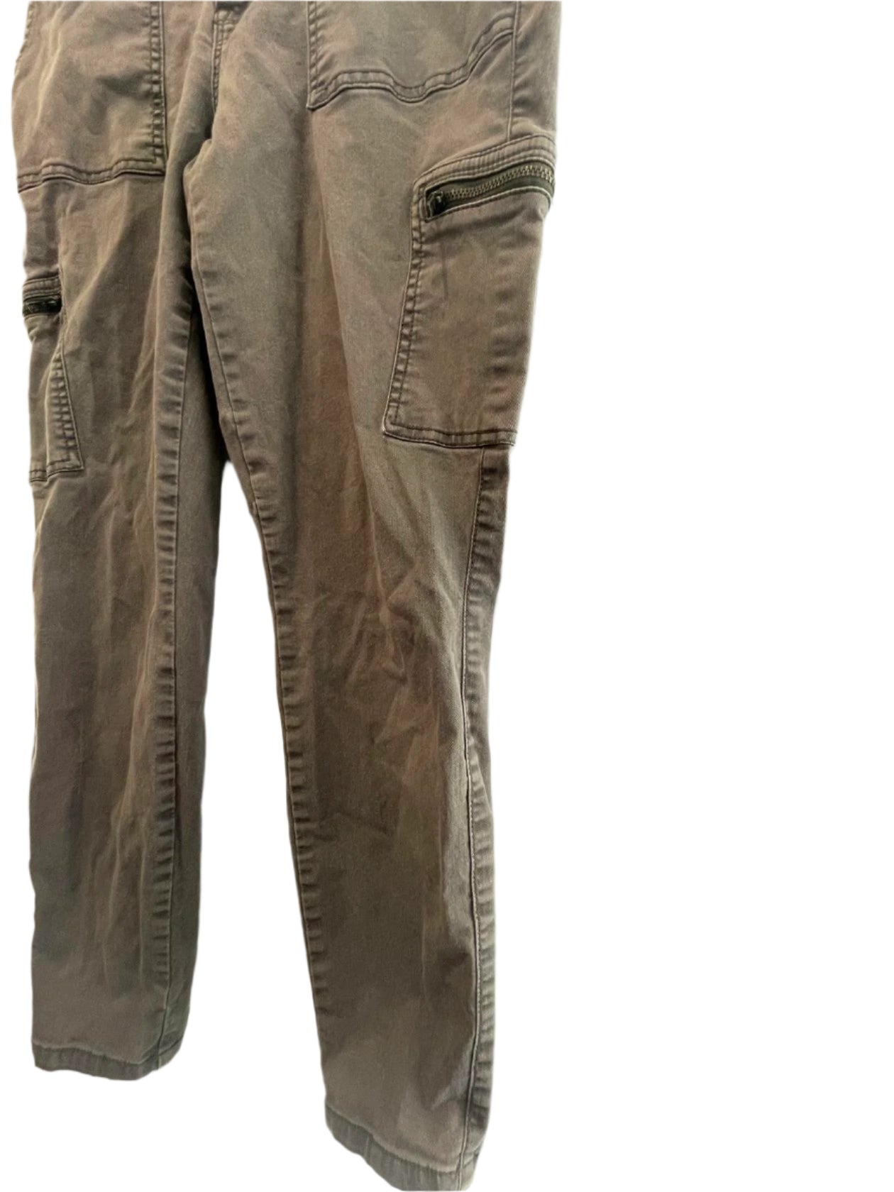 A.N.A. Womens Jeans Cargo Stretch Denim Skinny Ankle - Gray - 4 - Very Good