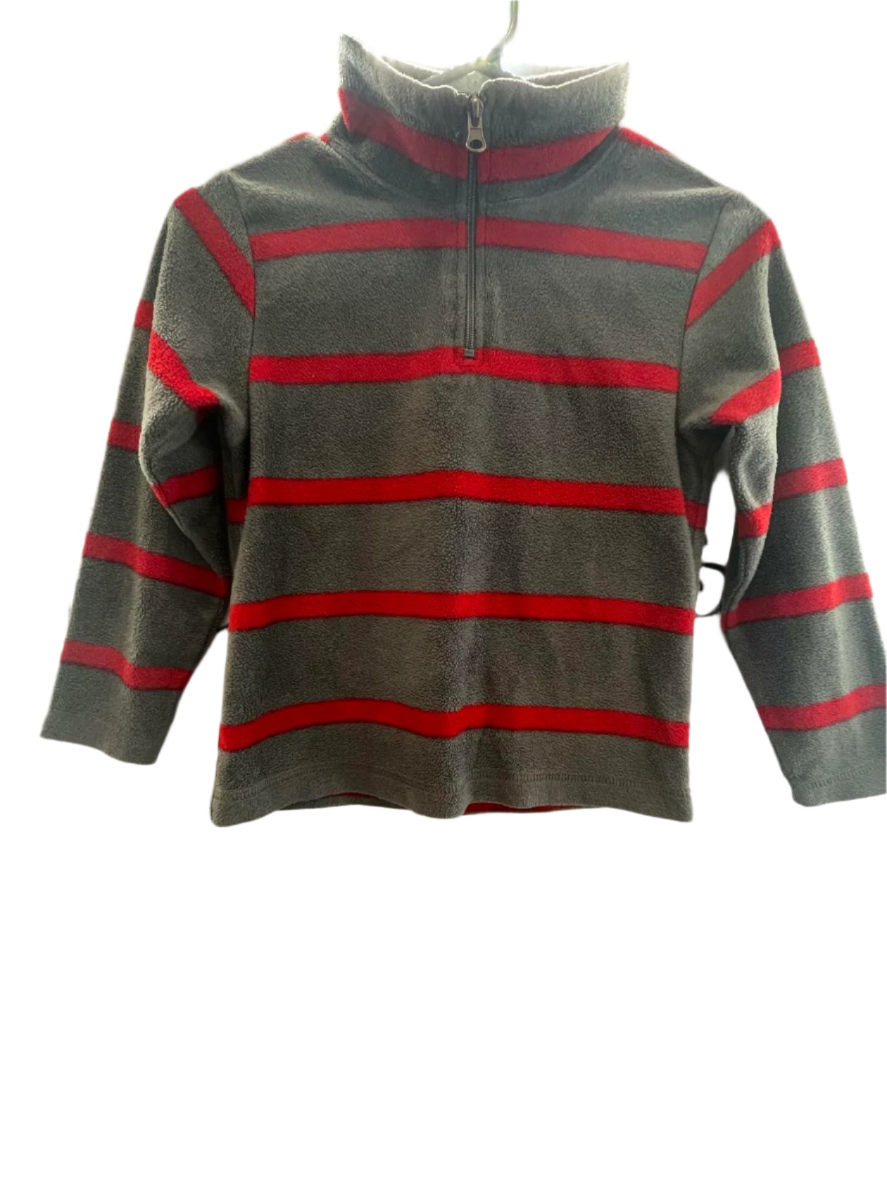 Childrens Place Kids Pullover Zipper Striped - Gray - 56 - Very Good