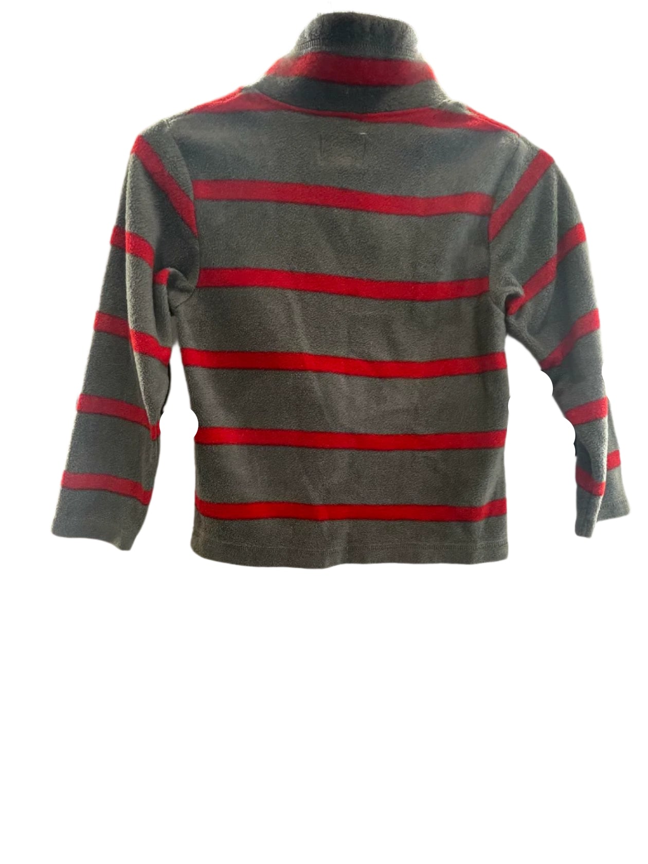 Childrens Place Kids Pullover Zipper Striped - Gray - 56 - Very Good