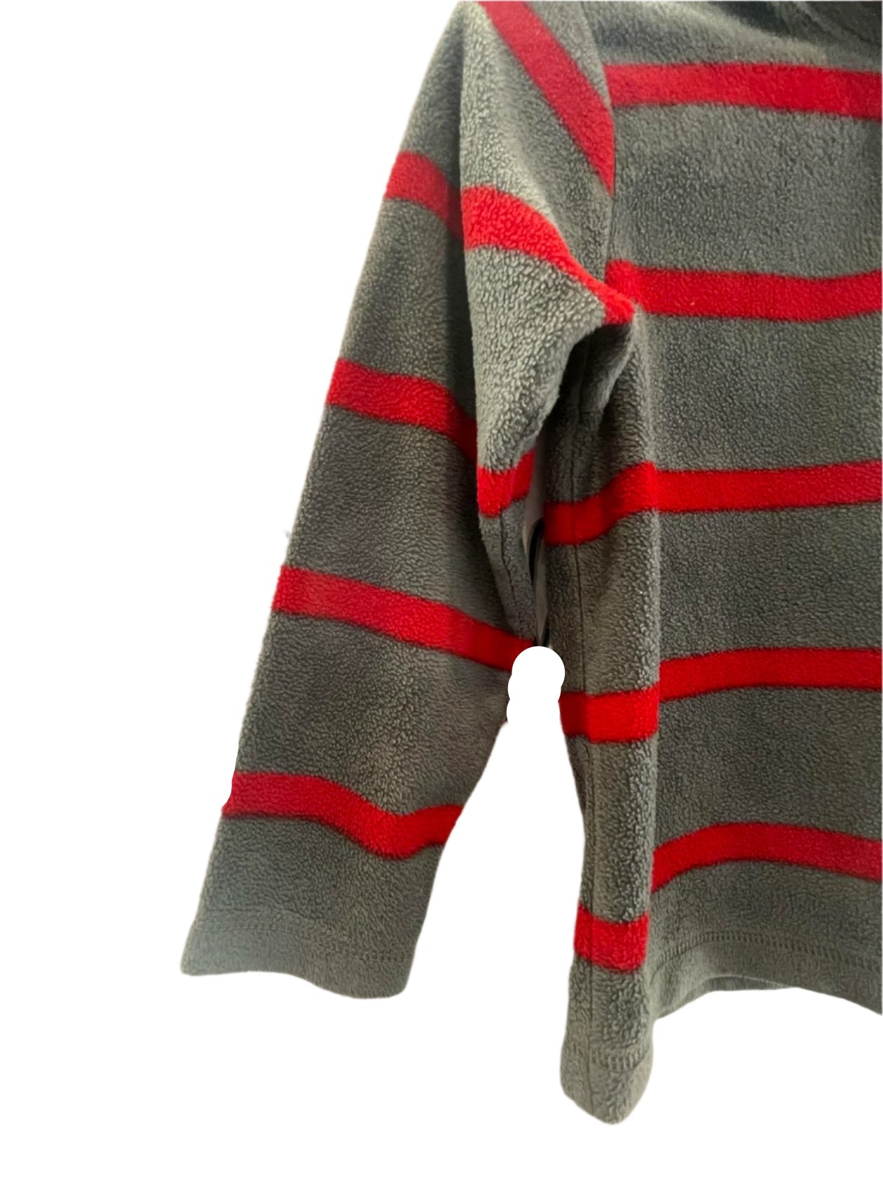 Childrens Place Kids Pullover Zipper Striped - Gray - 56 - Very Good