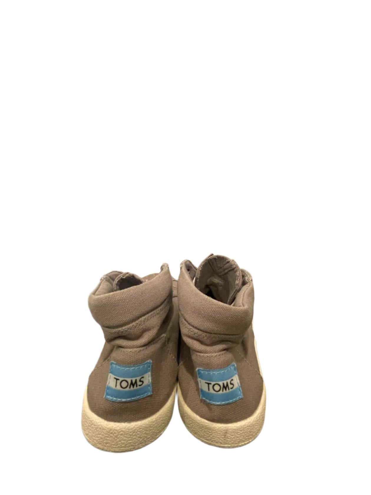 TOMS Unisex Kids Sneakers Lace-up Canvas - Gray - Y3 - Very Good