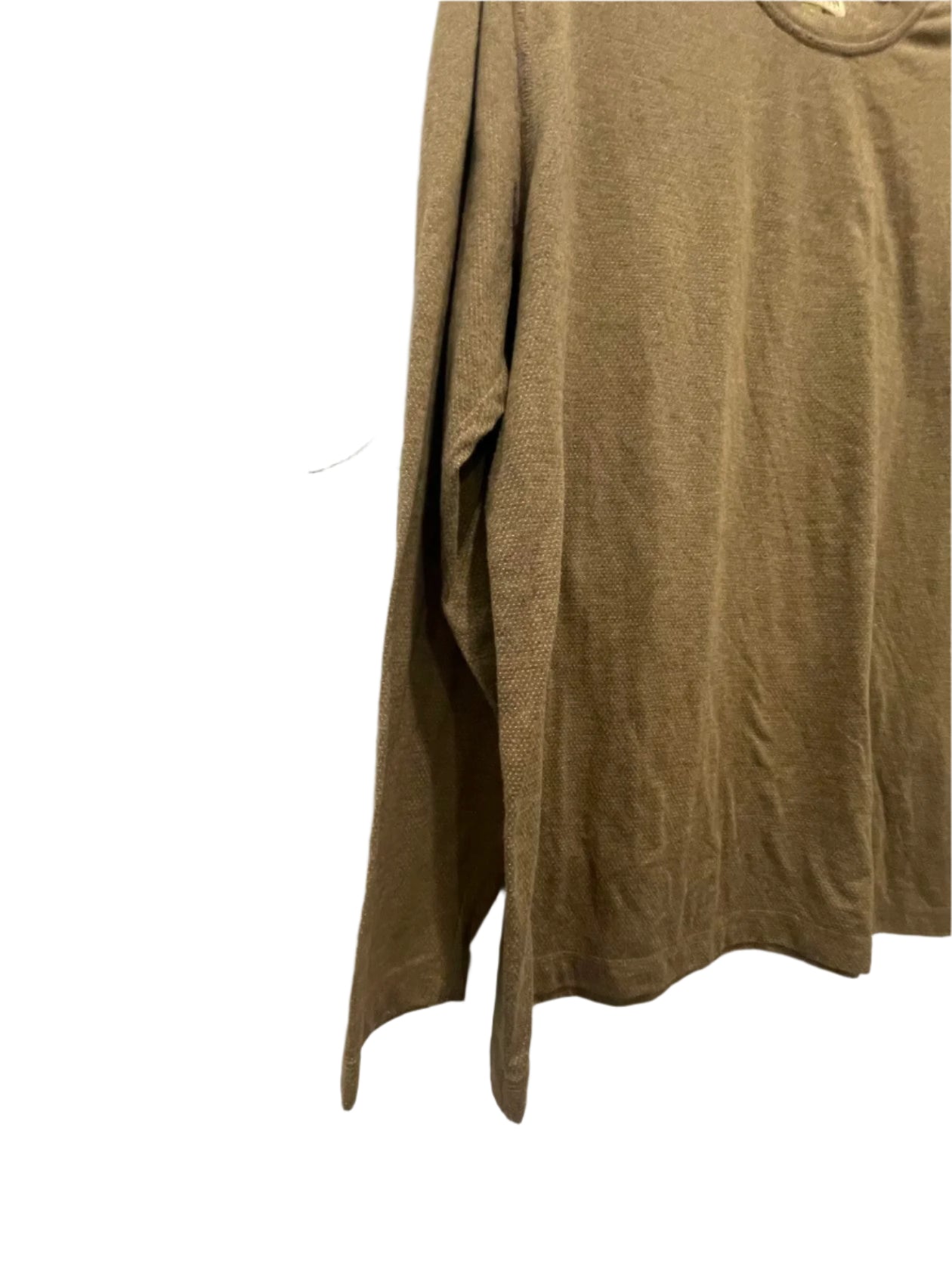 Magellan Mens Long Sleeve Active T-Shirt Outdoor Fishing - Brown - Large - Like New