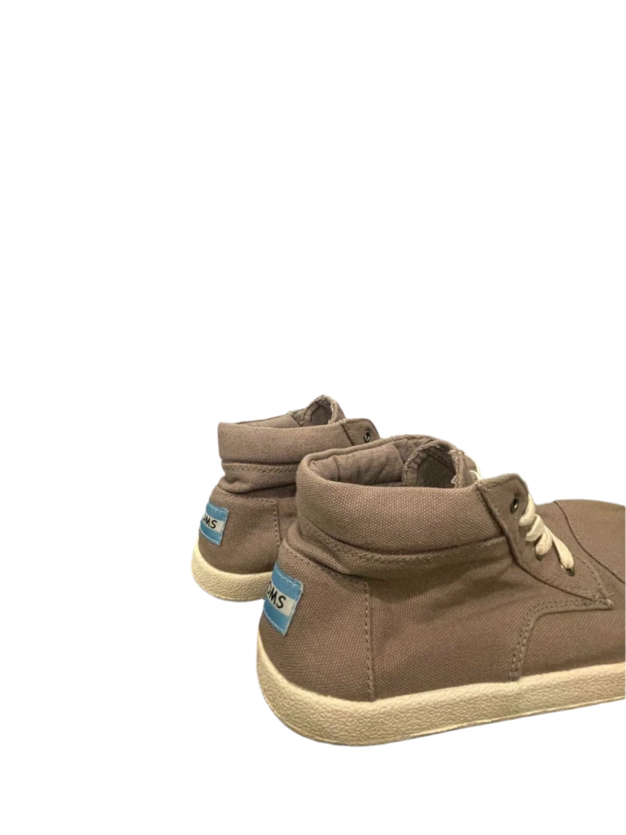 TOMS Unisex Kids Sneakers Lace-up Canvas - Gray - Y3 - Very Good