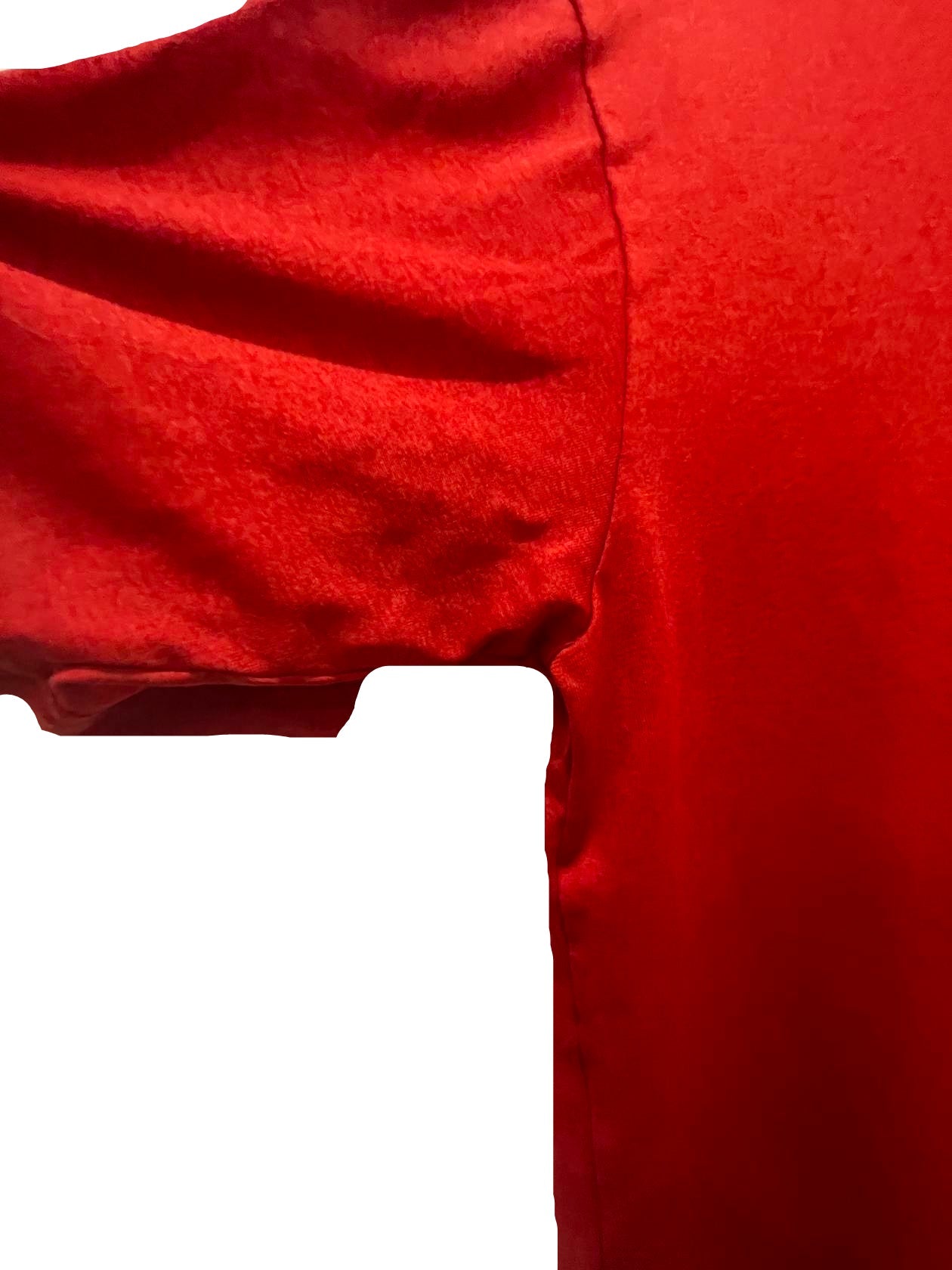 Nike Mens T-Shirt Dri-Fit Stitched Logo - Red - Small - Like New