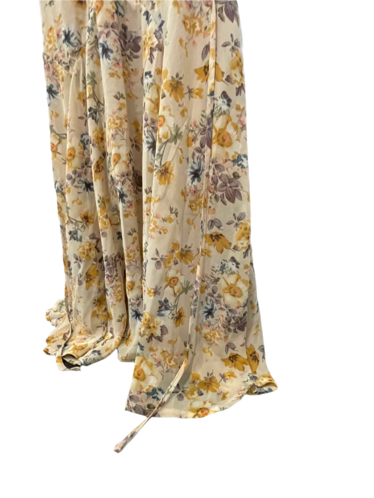 Hello Molly Womens Dress Boho Midi - BeigeMulti-Color - 12 - Like New