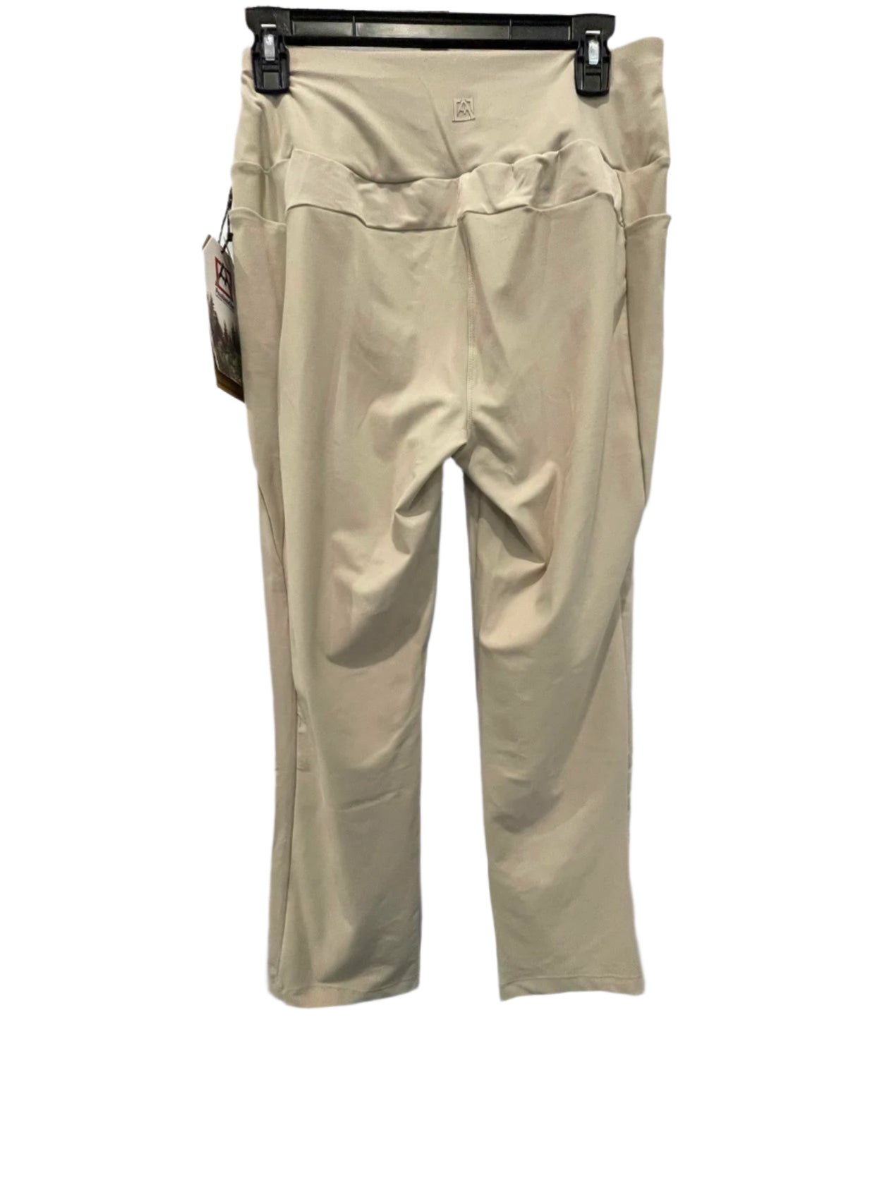 Avalanche Womens Leggings Compresion Cargo Pockets High Waisted - Khaki - Medium - Like New
