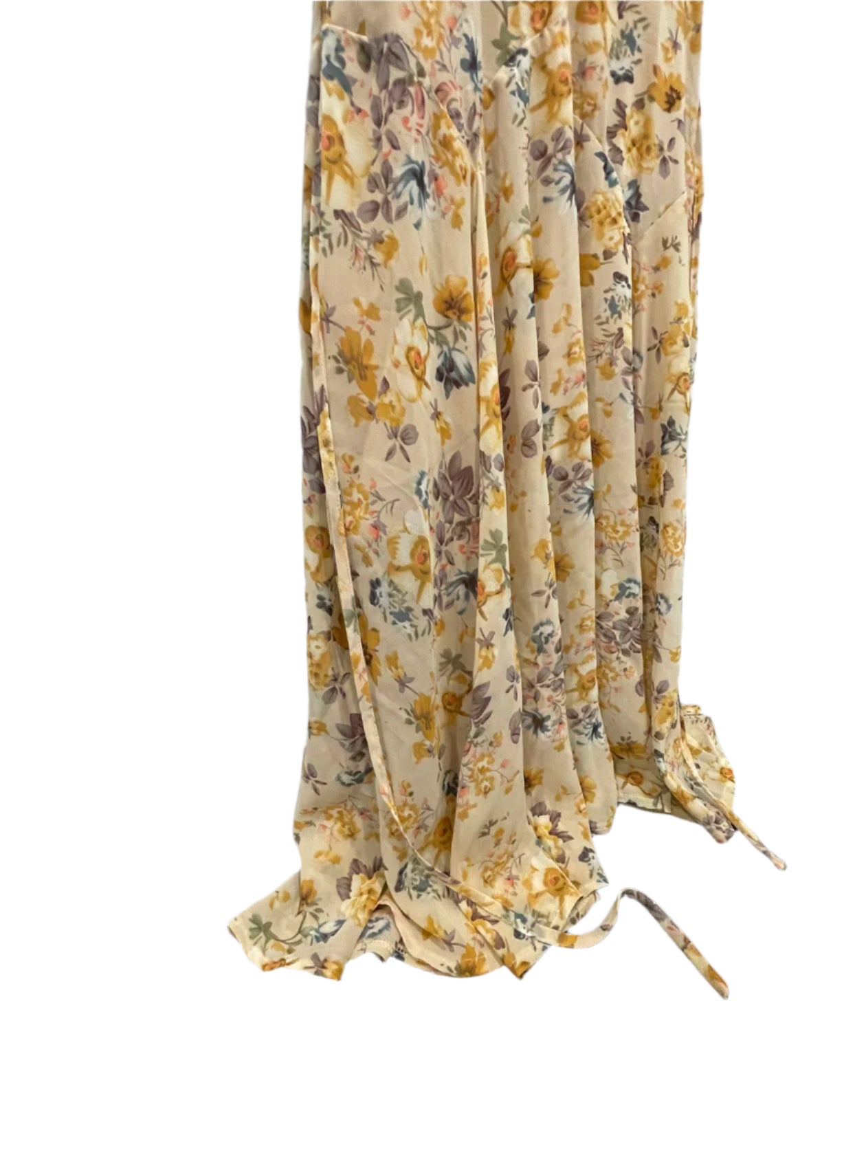 Hello Molly Womens Dress Boho Midi - BeigeMulti-Color - 12 - Like New