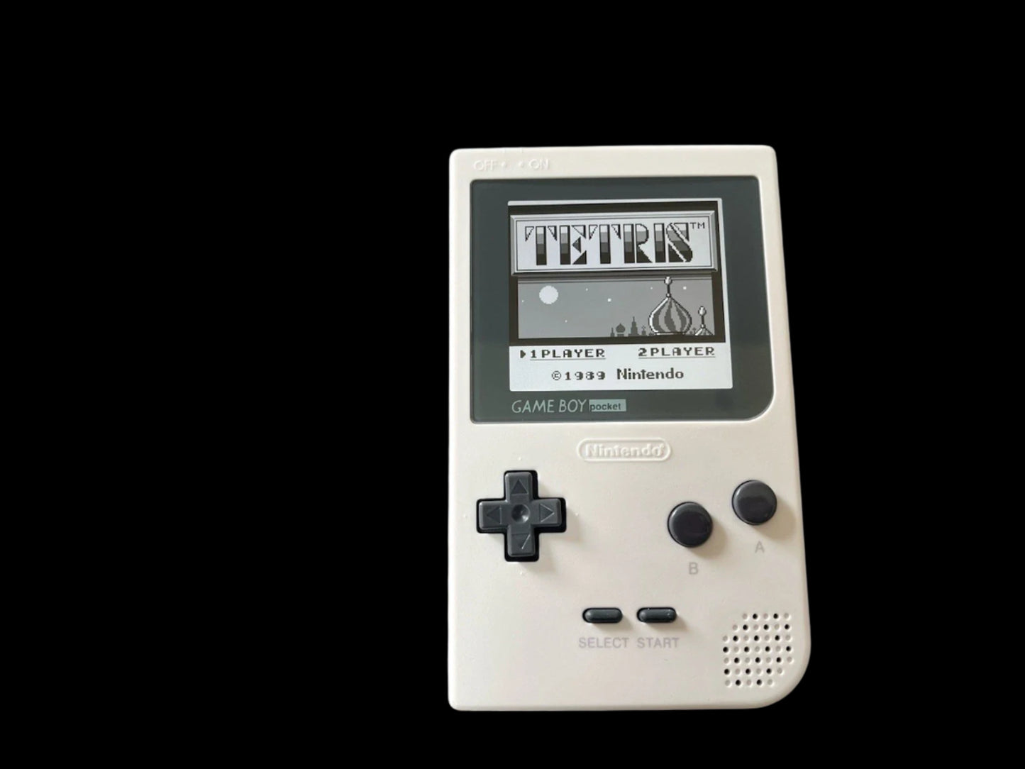 Nintendo Game Boy Pocket Console - White - Custom & Upgraded