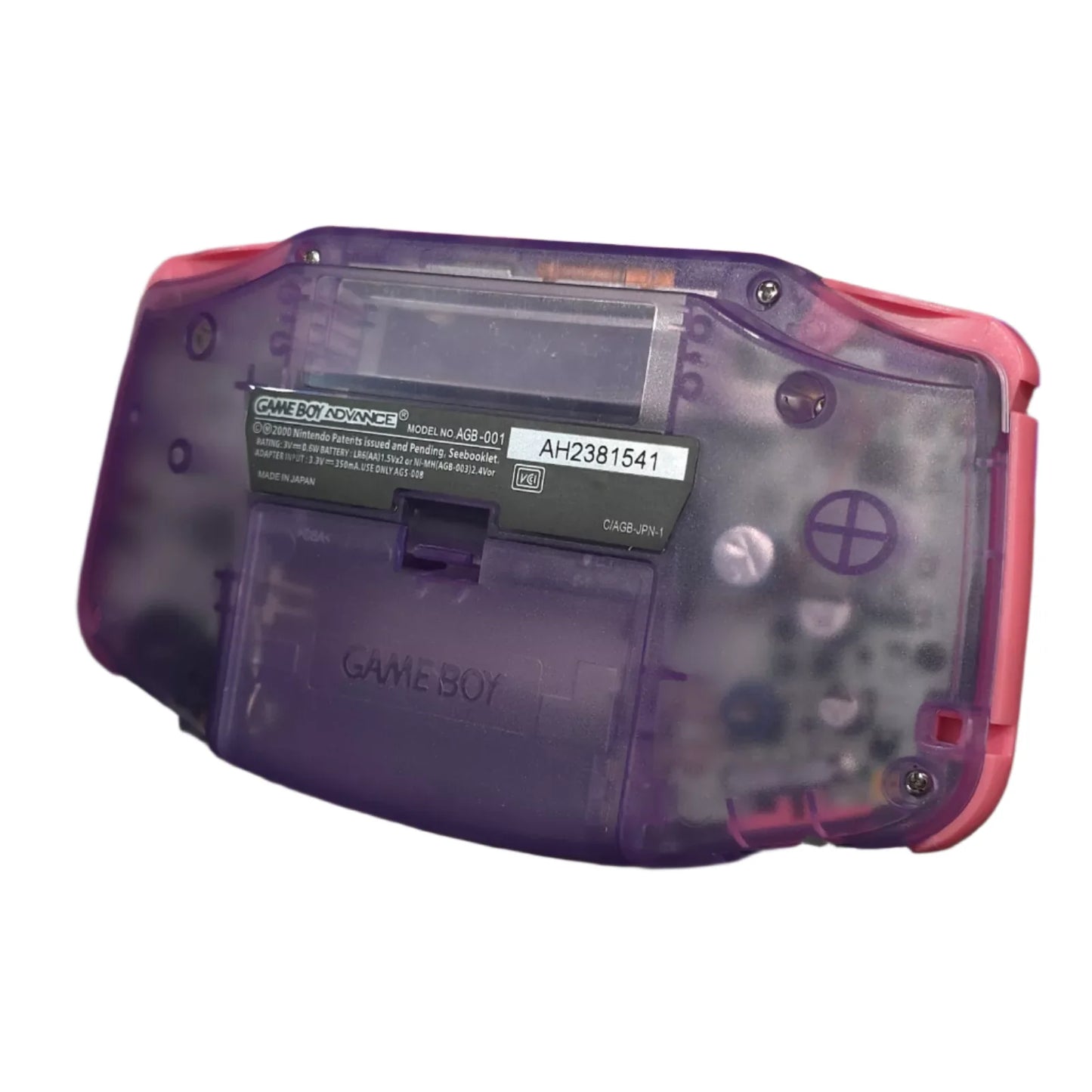 Nintendo Game Boy Advance Video Game Console - Purple - Pokemon Gengar Edition - Custom Built