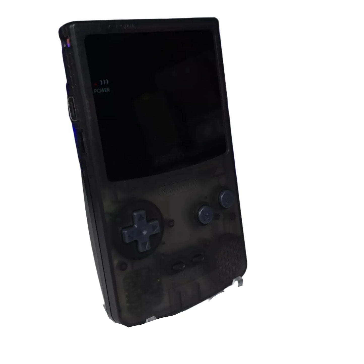 Nintendo Game Boy Color Console - Clear Black - AMOLED XL LCD Touch Screen - AMOLED XL LCD Touch Screen - Custom Built & Upgraded