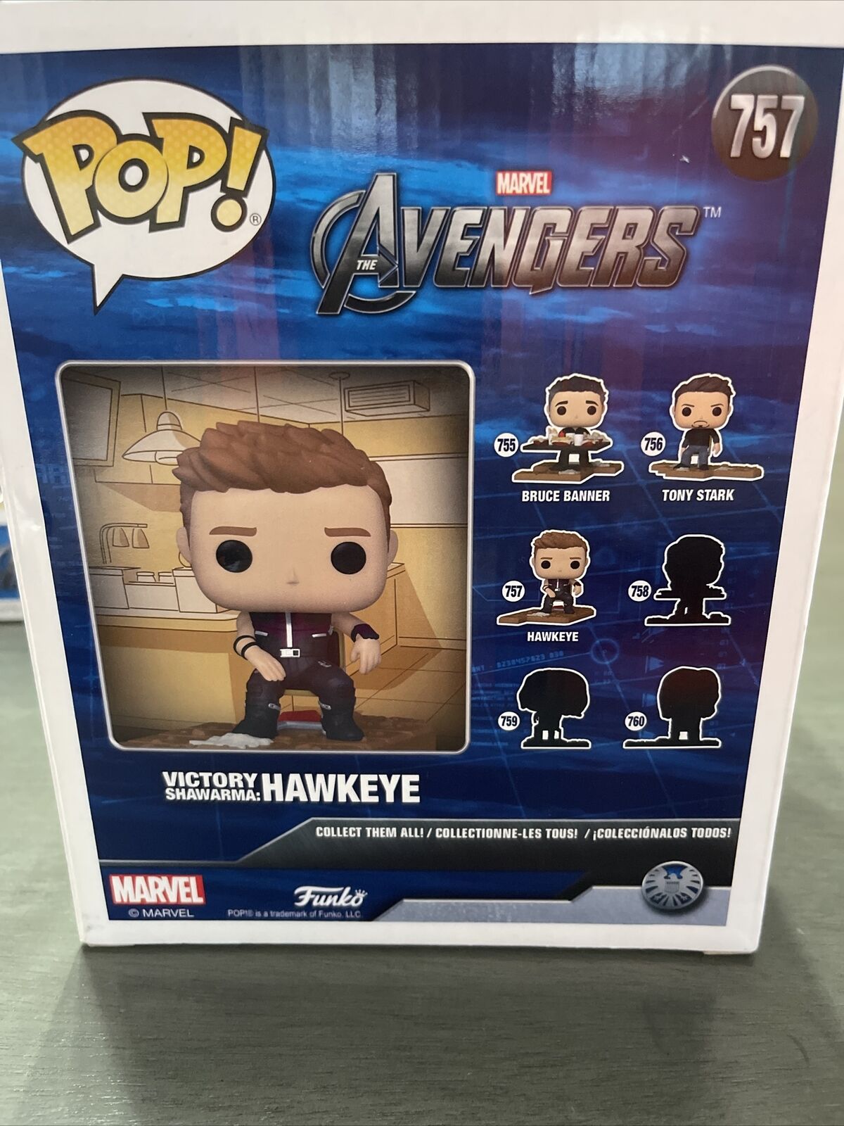 Funko Pop Deluxe Hawkeye 757 - Marvel Avengers Victory Shawarma Series - Amazon Exclusive - Figure 3 of 6 - New