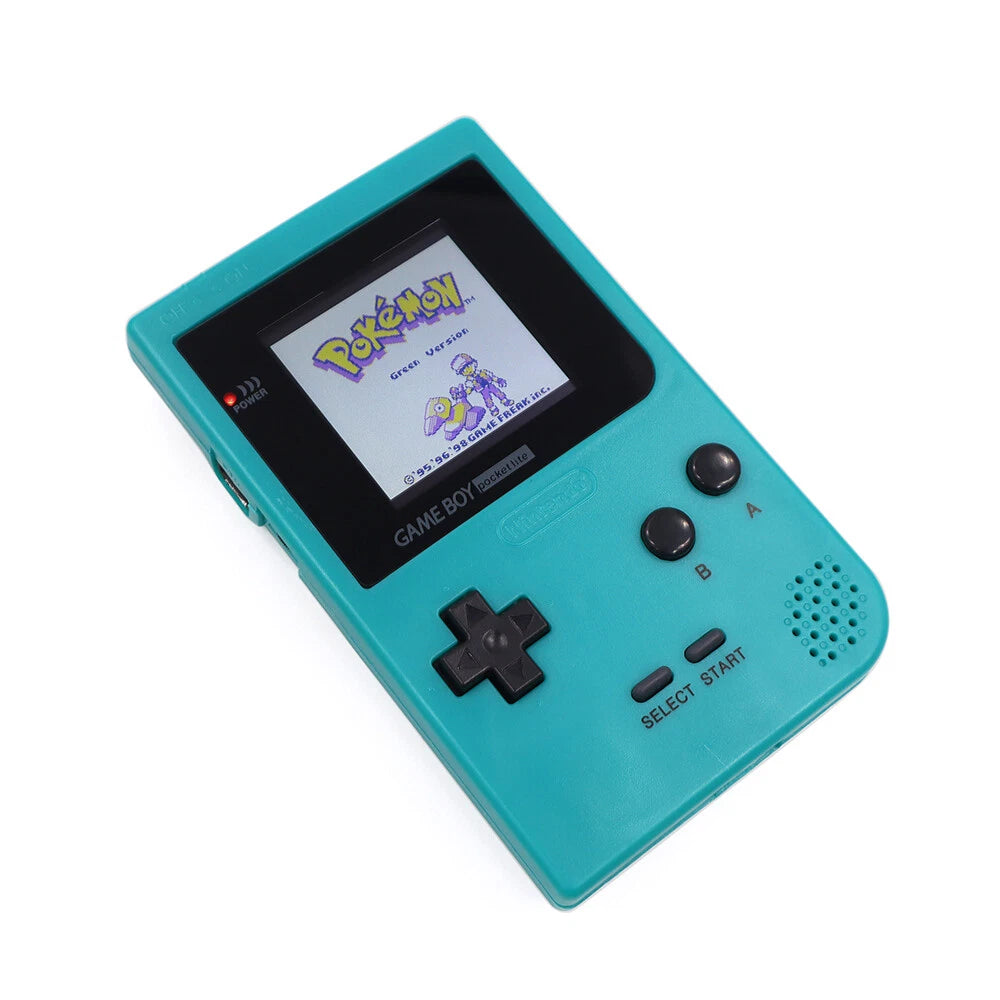Nintendo Game Boy Pocket Console - Teal Blue - Custom & Upgraded