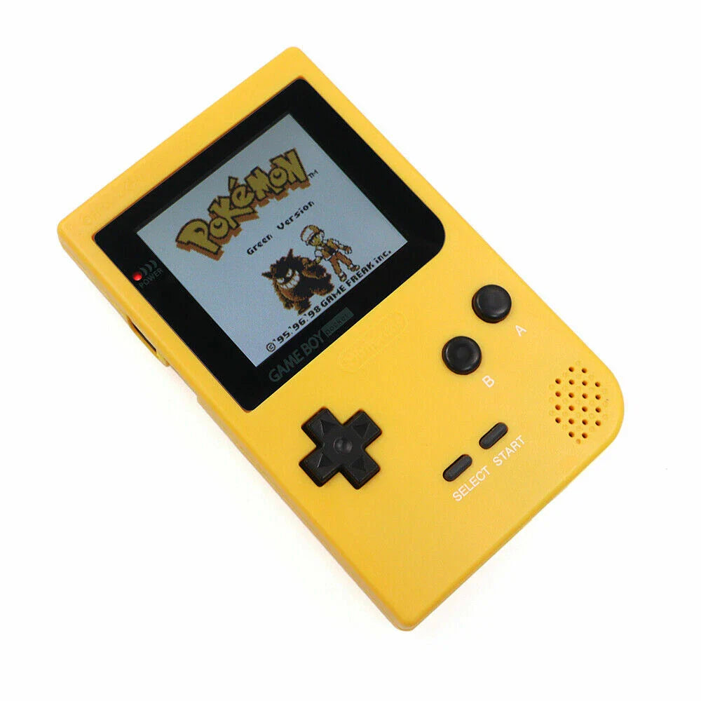 Nintendo Game Boy Pocket Console - Yellow - Custom & Upgraded