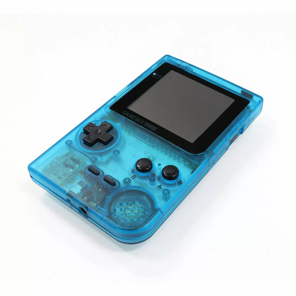 Nintendo Game Boy Pocket Console - Clear Blue - Custom & Upgraded