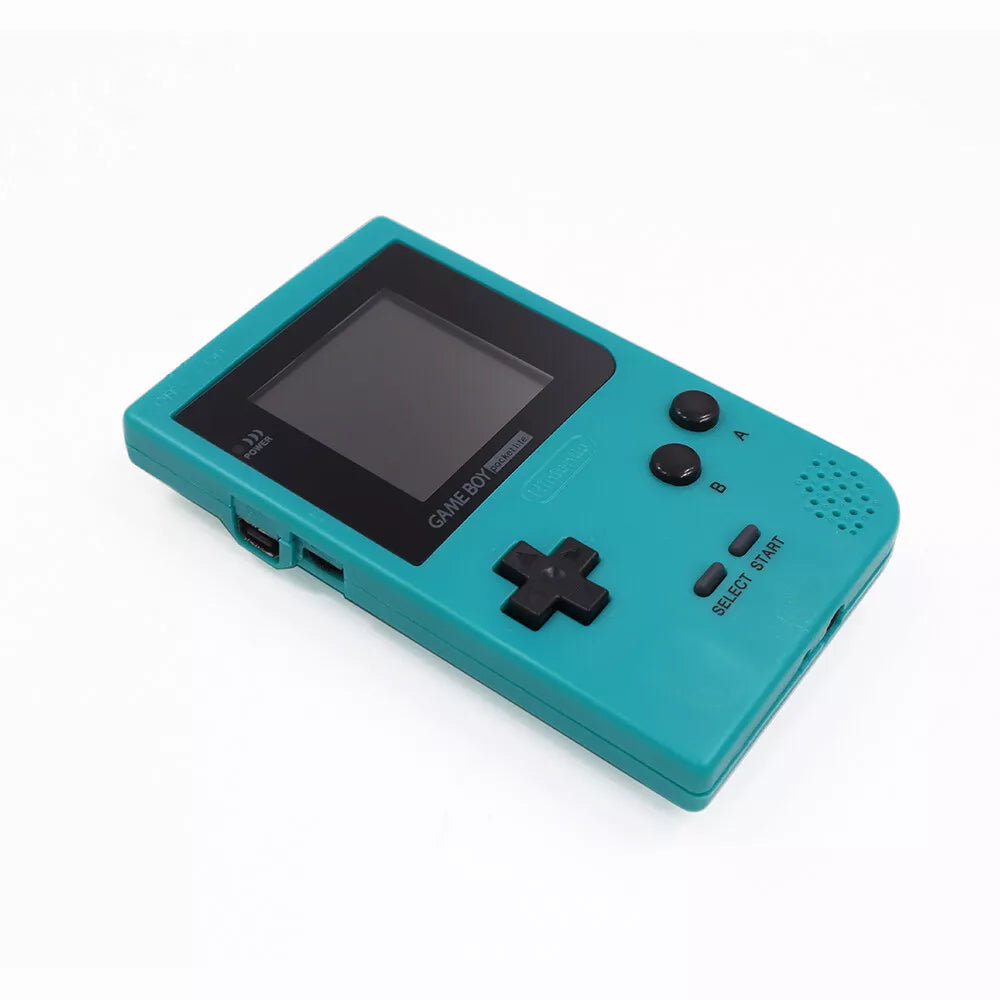 Nintendo Game Boy Pocket Console - Teal Blue - Custom & Upgraded