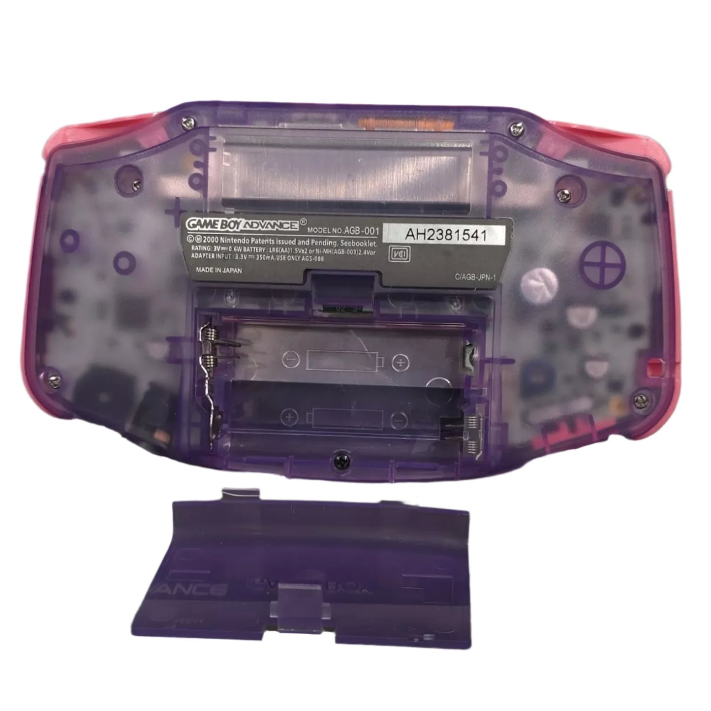 Nintendo Game Boy Advance Video Game Console - Purple - Pokemon Gengar Edition - Custom Built