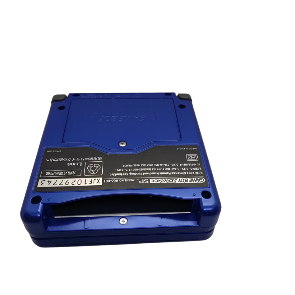 Nintendo Game Boy Advance SP Console - Cobalt Blue - Custom Built