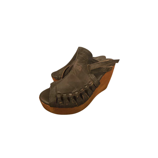 Very Volatile Los Angeles Womens Wedges Shoes - Brown - 9 - Very Good