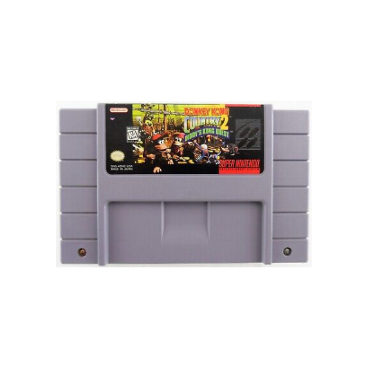 Donkey Kong Country 2 Diddys Kong Quest - SNES Video Game for Super Nintendo
