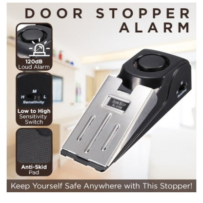 Intelligent Home Security Door Stop Alarm System
