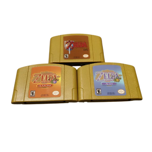 Zelda Set of 3  Links Aakening Dx, Oracle of Seasons, Oracle of Ages - N64 Video Games for Nintendo 64