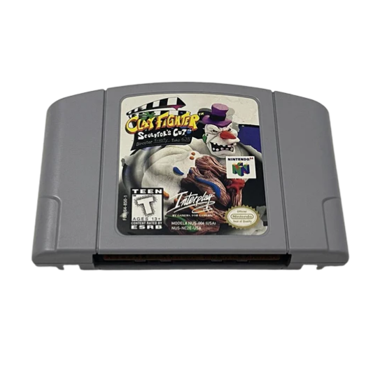 Clay Fighter Sculptors Cut - N64 Video Game for Nintendo 64