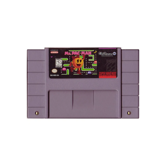 Ms. PacMan - SNES Video Game for Super Nintendo