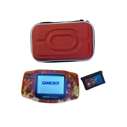 Nintendo Game Boy Advance Video Game Console - OrangeYellow - Charizard Edition - Custom  Built