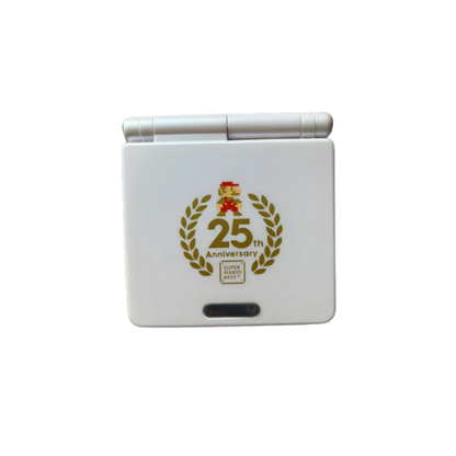 Nintendo Game Boy Advance SP Console - WhiteRed - Super Mario 25th Anniversary Edition - Custom Built