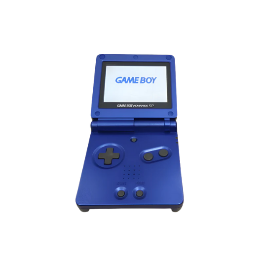 Nintendo Game Boy Advance SP Console - Cobalt Blue - Custom Built