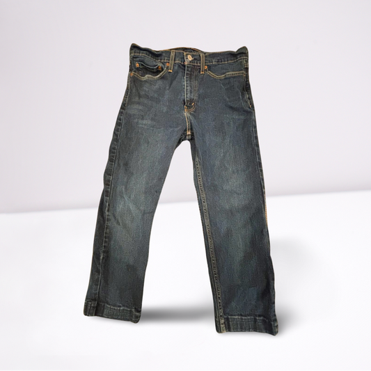 Levi Strauss Mens Jeans 610 Dark Wash - Blue - 34x32 - Very Good
