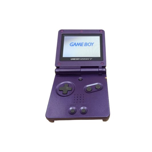 Nintendo Game Boy Advance SP Console - Purple - Custom Built