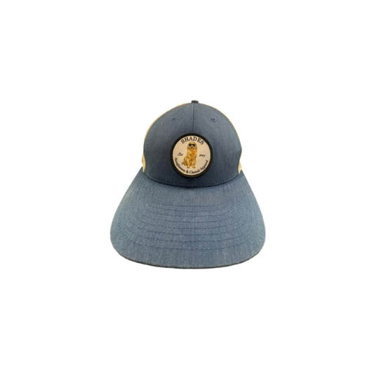 Shades Unisex Snapback Cap Low Pro Mesh Back Trucket - Blue - Universal - Very Good