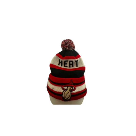 NEW ERA Unisex Beanie NBA Miami Heat Cuffed - BlackRedWhite - Universal - Like New