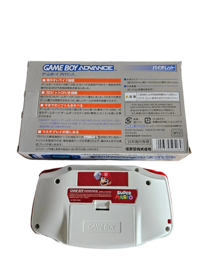 Nintendo Game Boy Advance Video Game Console - RedWhite - Classic Super Mario Bros. Edition - Custom Built