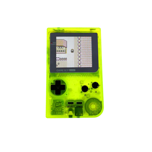 Nintendo Game Boy Pocket Console - Clear Neon Green - Custom & Upgraded